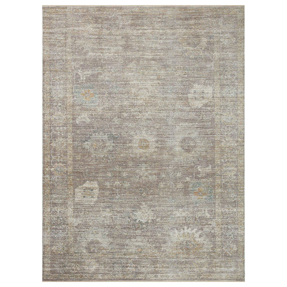 Magnolia Home by Joanna Gaines x Loloi 5'3" 7'6" Stone/Natural Millie MIE-05 Area Rug - Product image 1