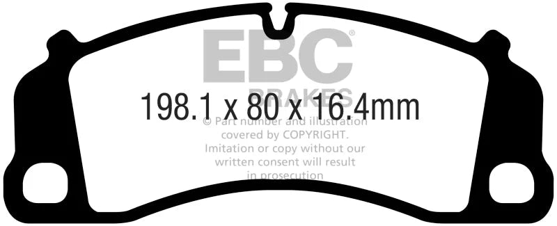 EBC - Front Redstuff Pad PN DP32206C