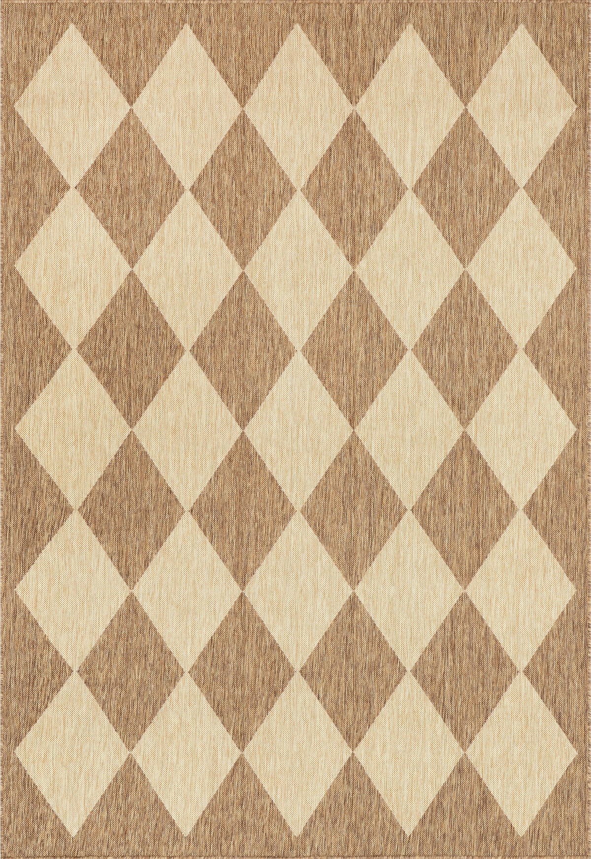 nuLOOM Sabina Diamond Trellis Indoor/Outdoor Area Rug - Beige 4' x 6' - Product image 1