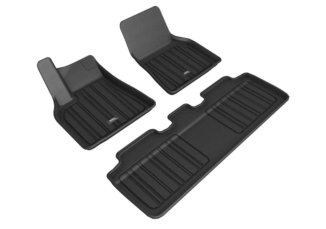 3D MAXpider E1TL01701809 - ELITECT Floor Mat; Black; Front and Rear;