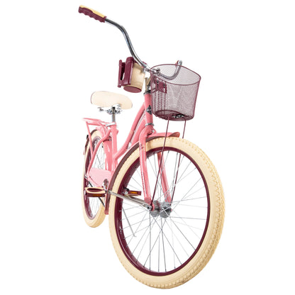 24" Nel Lusso Girls' Cruiser Bike, Pink Blush Powder - Product image 8