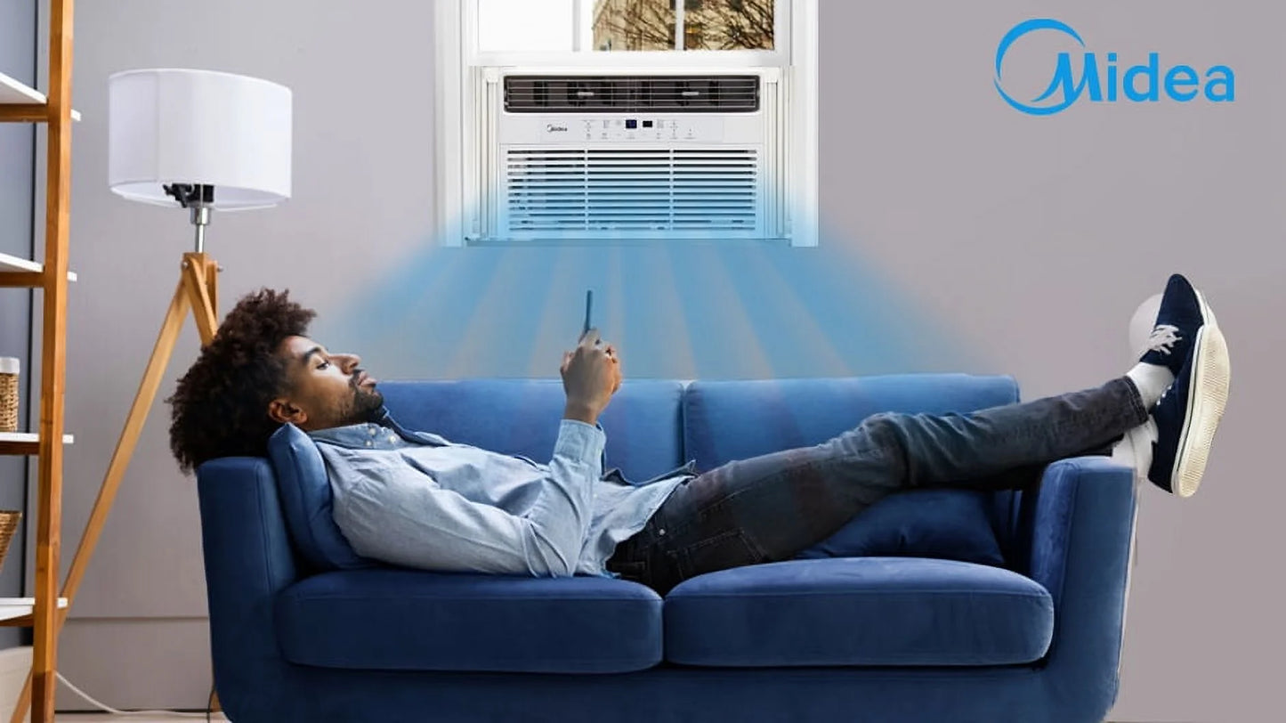 Midea 5, 000 BTU 150 Sq Ft Mechanical Window Air Conditioner, White, MAW05M1WWT, New - Product image 2