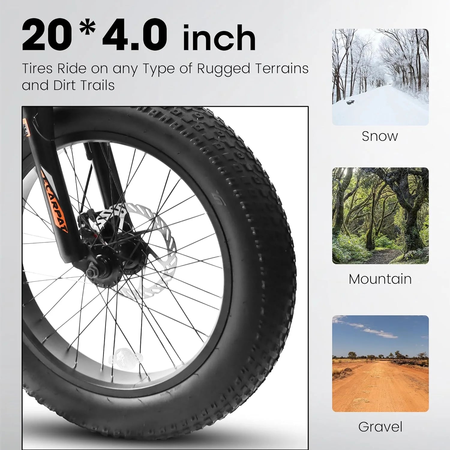 20 in Mountain Bike for 7 - 15 Years Old, 7 Speed Kids Bike with High Carbon Steel Frame - Product image 4