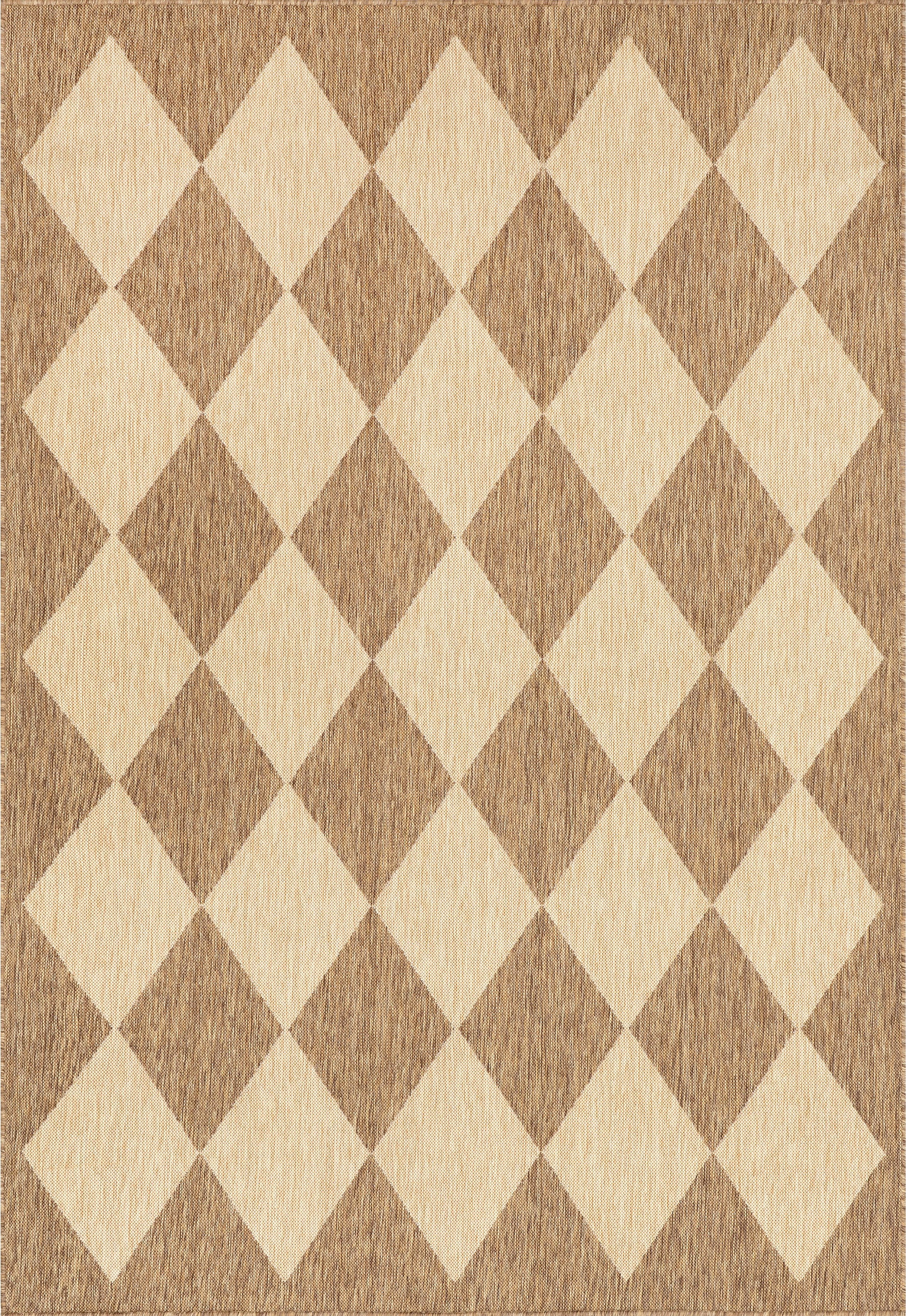 nuLOOM Sabina Diamond Trellis Indoor/Outdoor Area Rug - Beige 4' x 6' - Product image 1