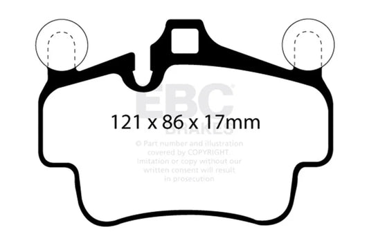EBC - Front Redstuff Pad PN DP32029C
