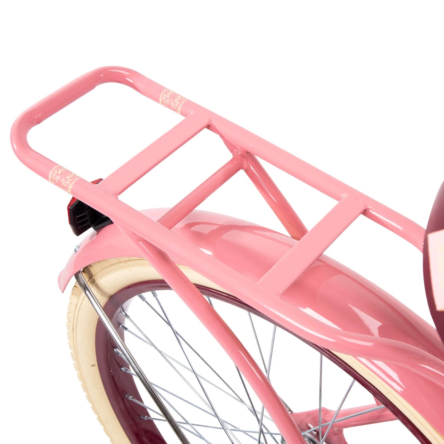 24" Nel Lusso Girls' Cruiser Bike, Pink Blush Powder - Product image 10