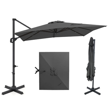 Tangkula 11 x 9 FT Patio Umbrella Large Offset Cantilever Outdoor Umbrella - Product image 2