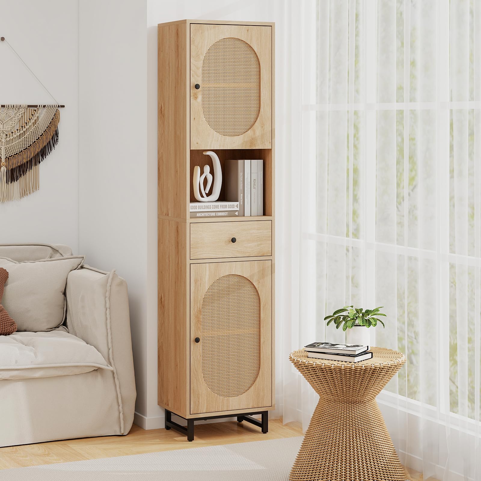 Tangkula Tall Bathroom Storage Cabinet - Product image 4
