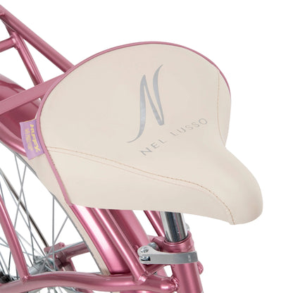 26 In. Nel Lusso Women'S Beach Cruiser Bike, Pink Taffeta