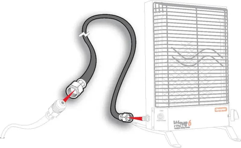 59913 Camco Propane Hose Propane Feed Hose