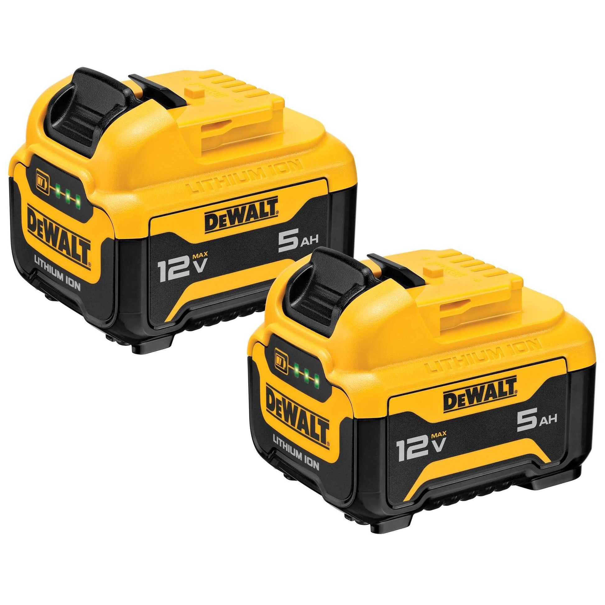 DeWalt 12V Max 5.0Ah Lithium Ion Battery (2 Pack) DCB126-2 - Product image 1