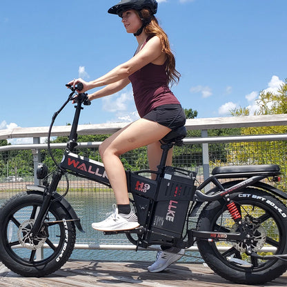 Wallke H9 AWD 3200W Dual Motor Electric Bike for Adult, 82ah 48V Dual Battery Long Range E - Bicycle, 31 - Product image 16
