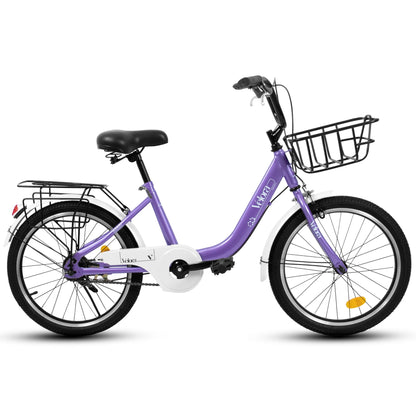20 in Kids Bike for Boys Girls, 1 Speed Children Bicycle with Basket, Rear Seat, Chain Guard - Product image 12