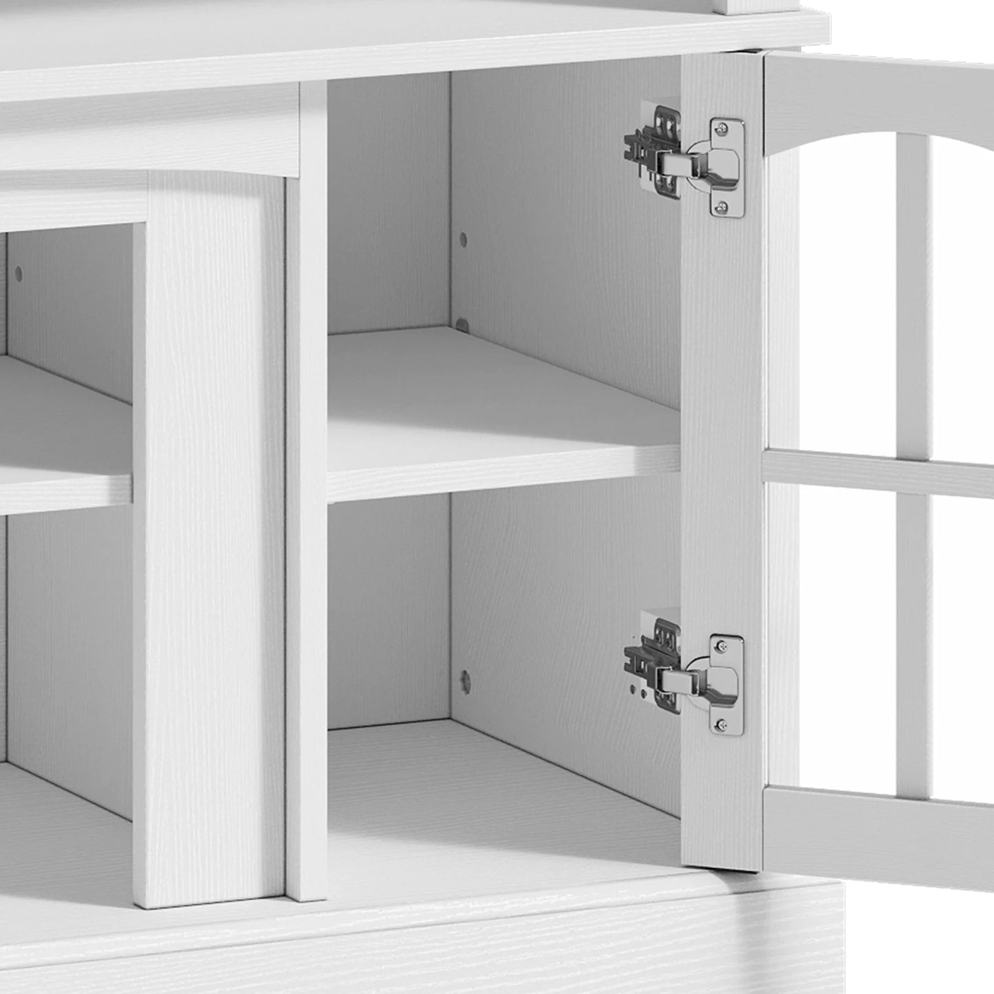 Dextrus Farmhouse LED TV Stand for Tvs up to 65'', Wood TV Media Console Entertainment Center for Living - Product image 8
