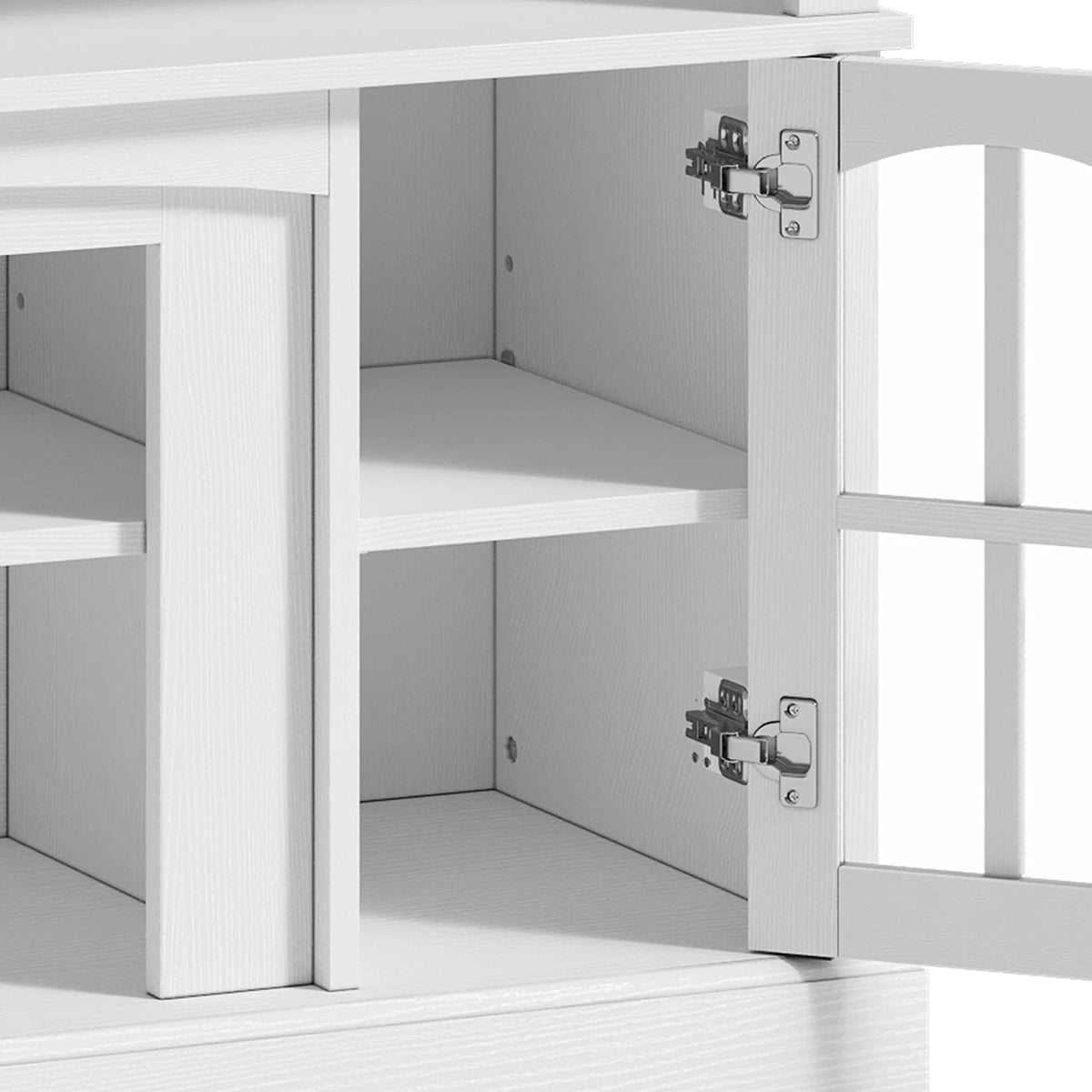 Dextrus Farmhouse LED TV Stand for Tvs up to 65'', Wood TV Media Console Entertainment Center for Living - Product image 8