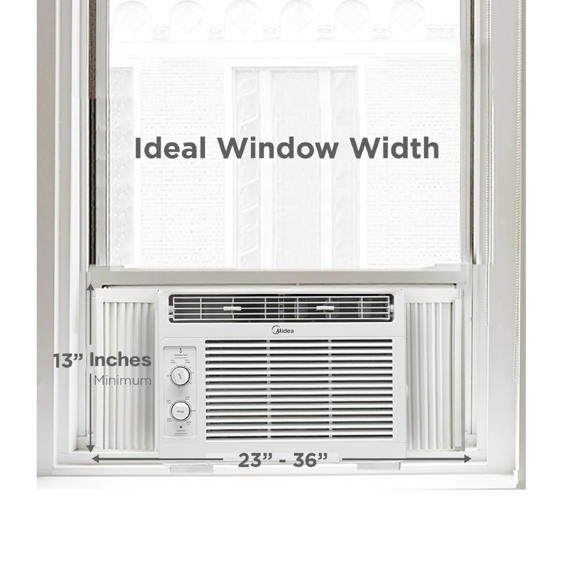 Midea 5, 000 BTU 150 Sq Ft Mechanical Window Air Conditioner, White, MAW05M1WWT, New - Product image 16
