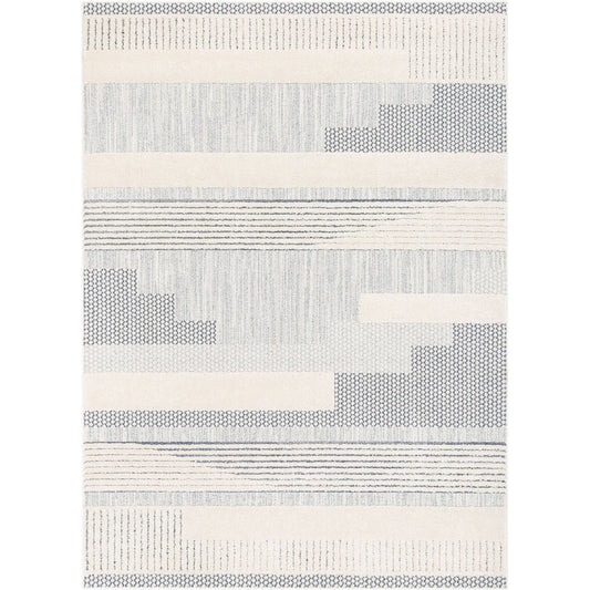Well Woven Harlow Briar Tribal Geometric Abstract Light Blue Looped Pile Area Rug - 6'7" x 9'3" - Product image 1