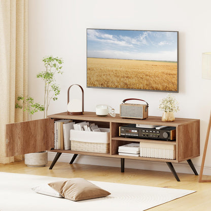TV Stand for TVs up to 55 Inch Mid Century Modern Entertainment Center with Storage Cabinet - Product image 4