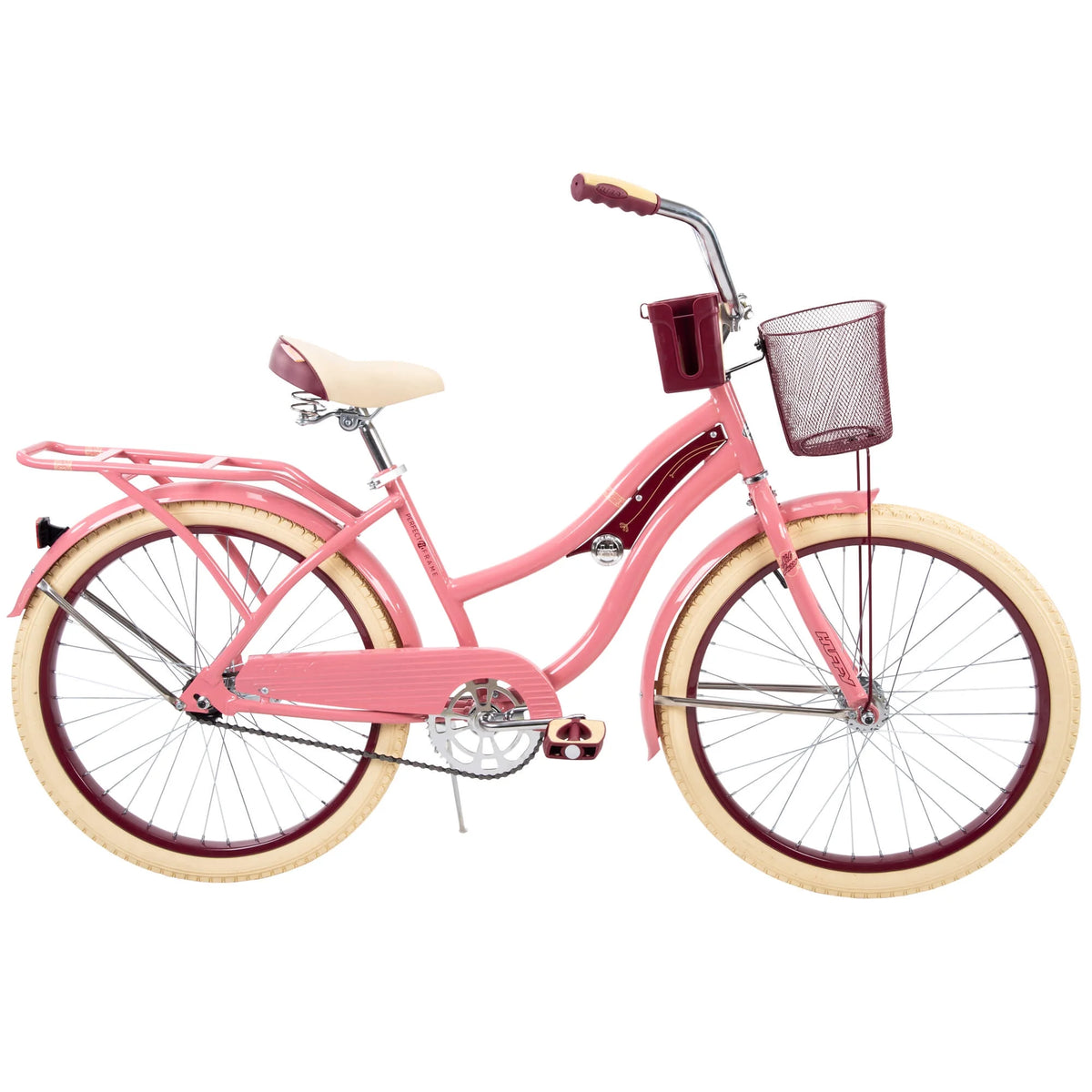 24" Nel Lusso Girls' Cruiser Bike, Pink Blush Powder - Product image 7