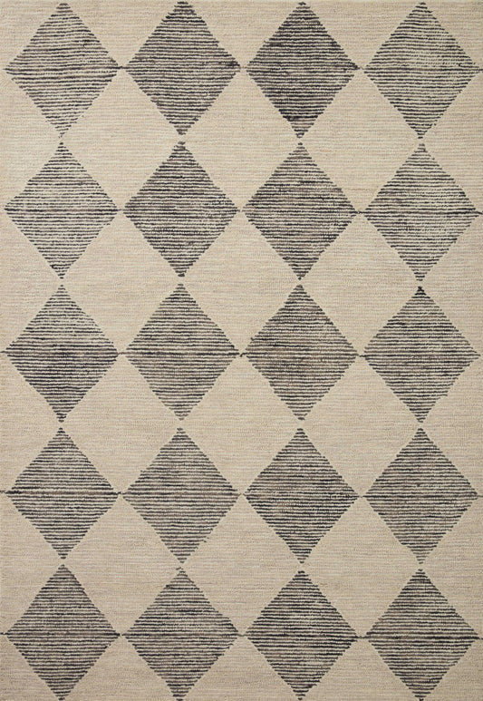 Chris Loves Julia x Loloi Francis FRA-01 Beige Charcoal Rug - 2 ft 3 in x 3 ft 9 in - Product image 1