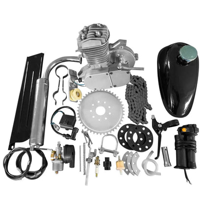 Ubesgoo 2 - Stroke 50cc Engine Kit Fits Most 26" or 28" Wheeled Bikes with V - Frame for Bicycle Mountain and Road Bike Gas Motorized Motor Bike