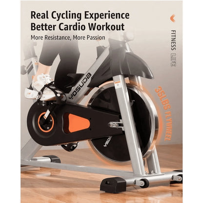 YOSUDA Indoor Cycling Bike, 330 lb Capacity, Comfort Seat, LCD Monitor - Product image 12