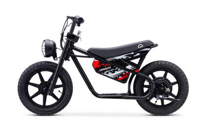 Droyd Weeler Electric Mini Bike - 24V 8ah Battery, 6 - 10 MPH, up to 8 Miles, LED Lights, Kids Ages 6+ - Product image 19