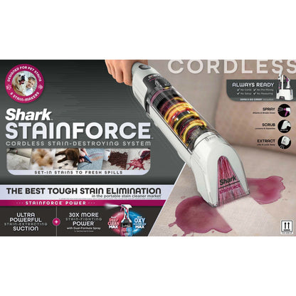 Shark Stainforce Cordless Portable Spot, Stain, & Odor Remover System for Carpets, Area Rugs, Upholstery - Product image 13